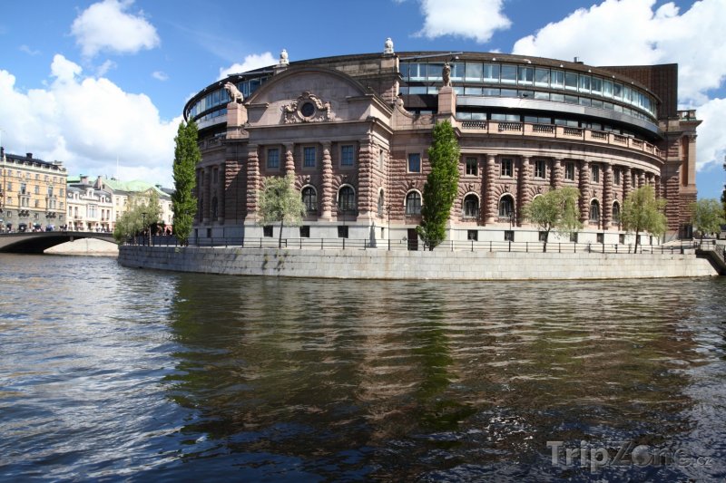 Fotka, Foto Stockholm - parlament Riksdag (Stockholm, Švédsko)