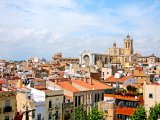 Tarragona - panoráma města, katedrála