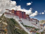 Tibet, město Lhasa, palác Potála