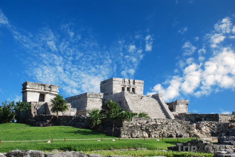 Fotka, Foto Tulum - pozůstatky mayského města (Mexiko)