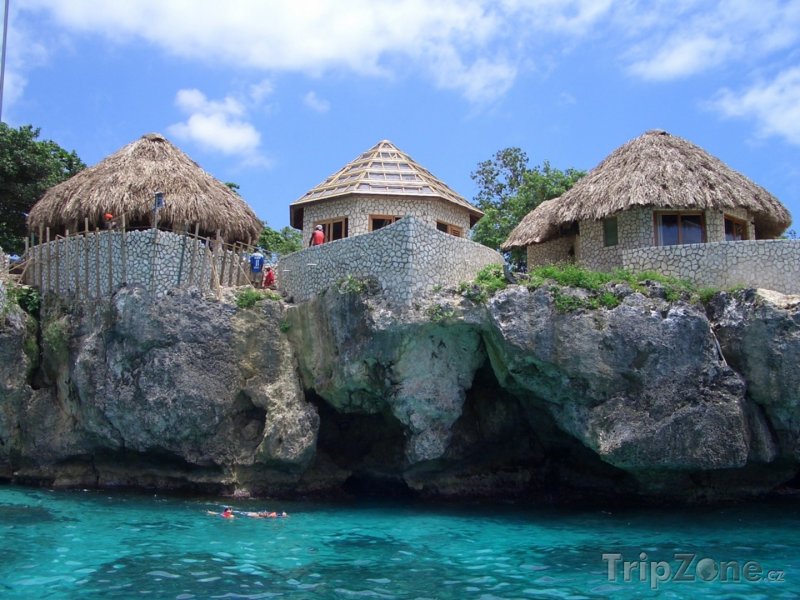 Fotka, Foto Ubytování na skalním útesu, Negril (Jamajka)