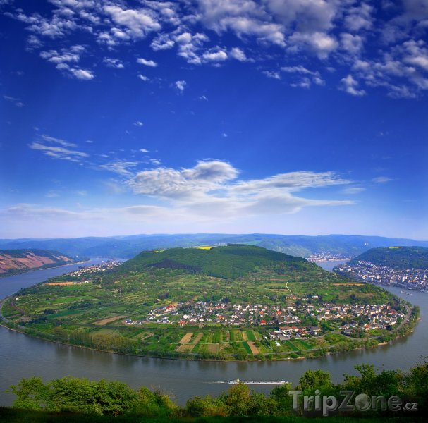 Fotka, Foto Údolí řeky Rýn (Německo)