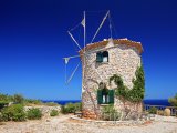 Větrný mlýn na ostrově Zakynthos