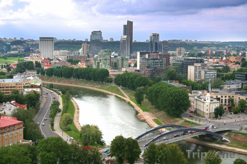 Fotka, Foto Vilnius - pohled na město (Litva)