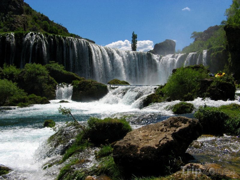 Fotka, Foto Vodopády na řece Zrmanja (Srbsko)