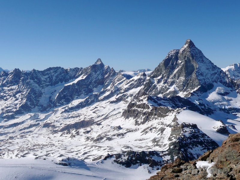 Fotka, Foto Vrcholek hory Matterhorn (Švýcarsko)