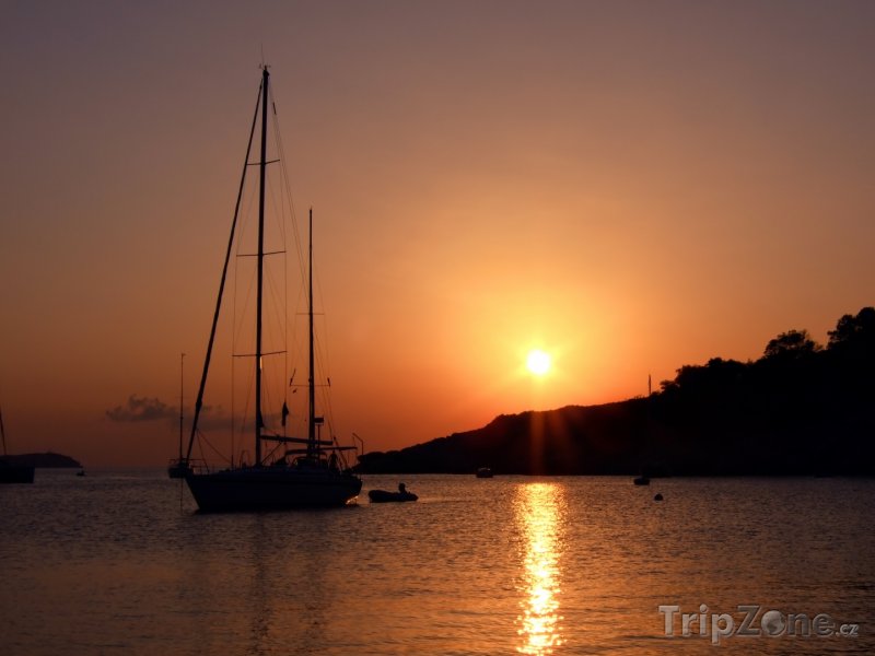 Fotka, Foto Západ slunce na Ibize (Ibiza, Španělsko)