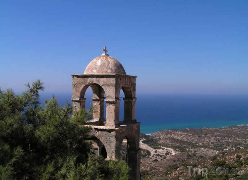 Fotka, Foto Zvonice kostelíku na ostrově Kos (Kos, Řecko)