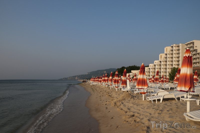 Fotka, Foto Albena, pláž a hotely (Severní pobřeží, Bulharsko)