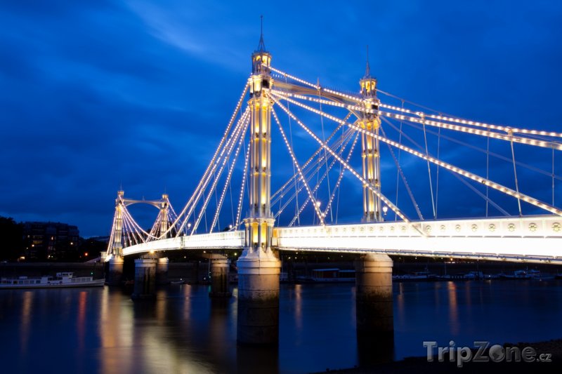 Fotka, Foto Albert Bridge (Londýn, Velká Británie)