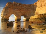 Algarve, skalní útvary na pobřeží