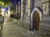 Boční dvířka do dublinské katedrály Nejsvětější Trojice