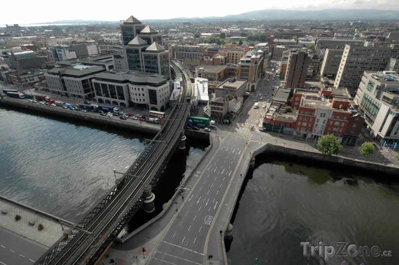 Fotka, Foto Dublin z ptačí perspektivy (Dublin, Irsko)