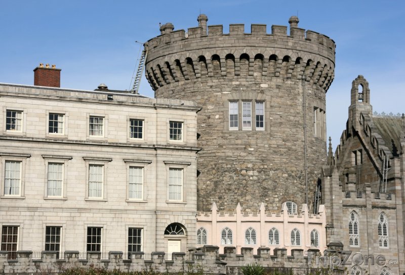 Fotka, Foto Dublinský hrad, věž (Dublin, Irsko)