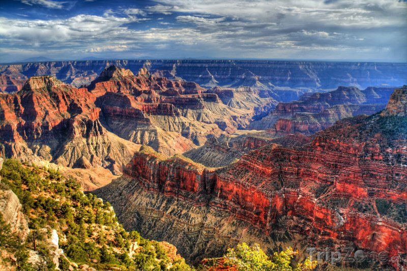 Fotka, Foto Grand Canyon hrající všemi barvami (USA)