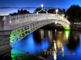Ha'penny Bridge v Dublinu