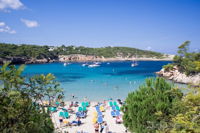 Fotka, Foto Ibiza, pláž rezortu Portinatx (Ibiza, Španělsko)