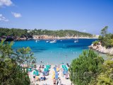 Ibiza, pláž rezortu Portinatx
