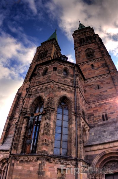 Fotka, Foto Lorenzkirche v Norimberku (Norimberk, Německo)