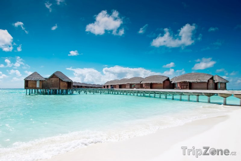 Fotka, Foto Luxusní resort a vodní bungalovy (Maledivy)