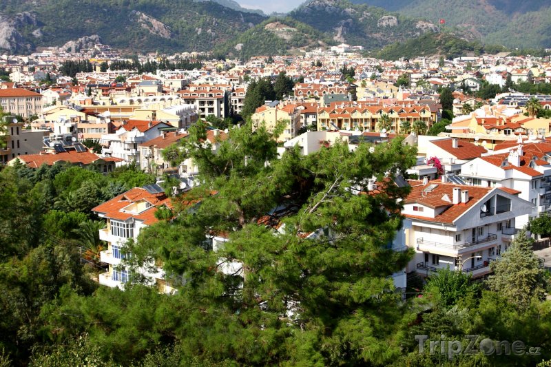 Fotka, Foto Marmaris, pohled na město (Egejská riviéra, Turecko)