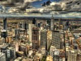 Melbourne - pohled na město