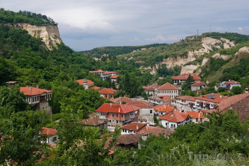Fotka, Foto Melnik, panoráma města (Bulharsko)