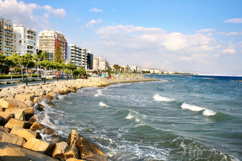 Fotka, Foto Městská pláž v Limassolu (Kypr)
