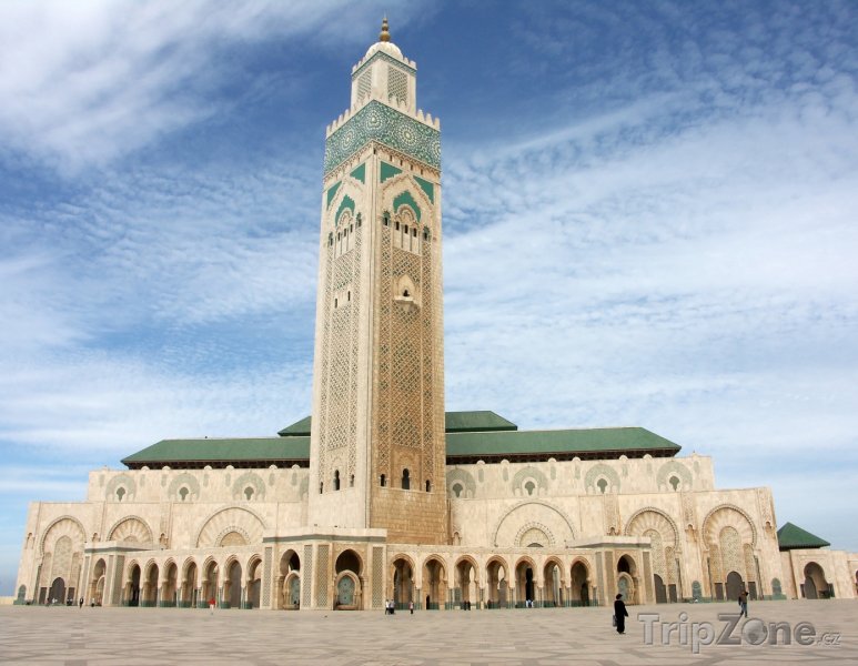 Fotka, Foto Moderní mešita Hassana II. v Casablance (Maroko)