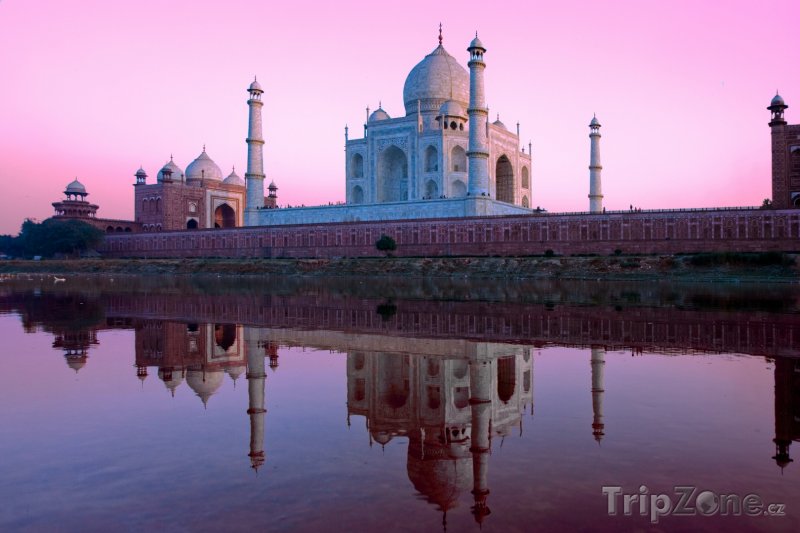 Fotka, Foto Monumentální pomník Tádž Mahal v Ágře (Indie)