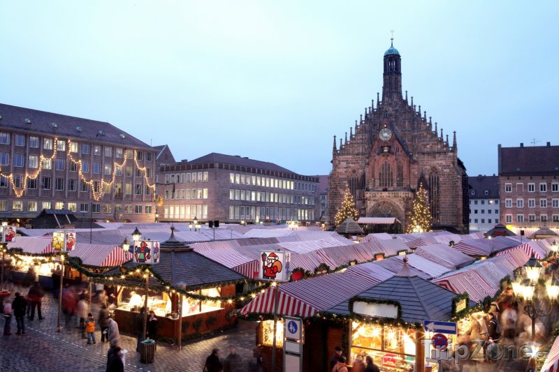 Fotka, Foto Norimberské vánoční trhy (Bavorsko, Německo)
