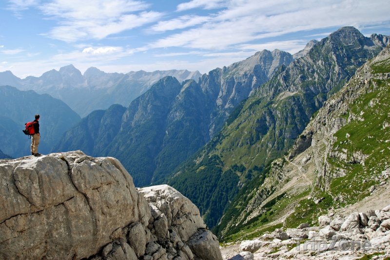 Fotka, Foto Panoráma Julských Alp (Slovinsko)