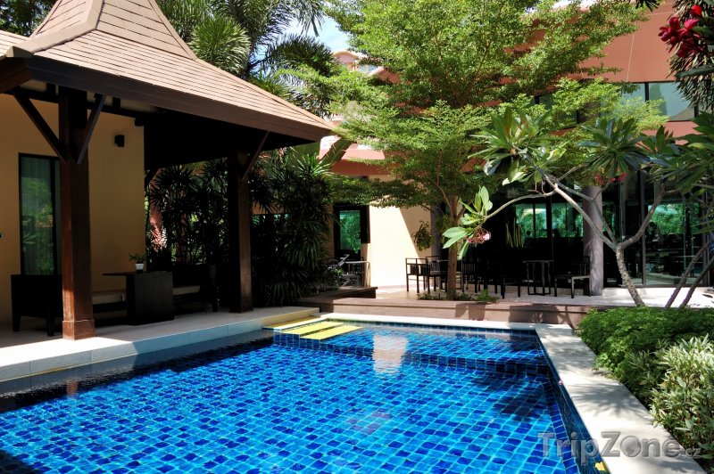 Fotka, Foto Pattaya, bazén u luxusní vily (Thajsko)