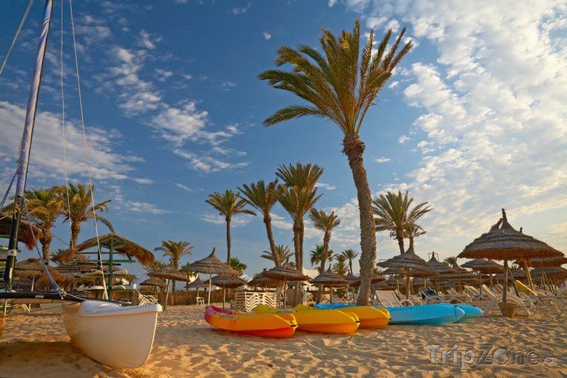 Fotka, Foto Pláž na Djerbě (Tunisko)