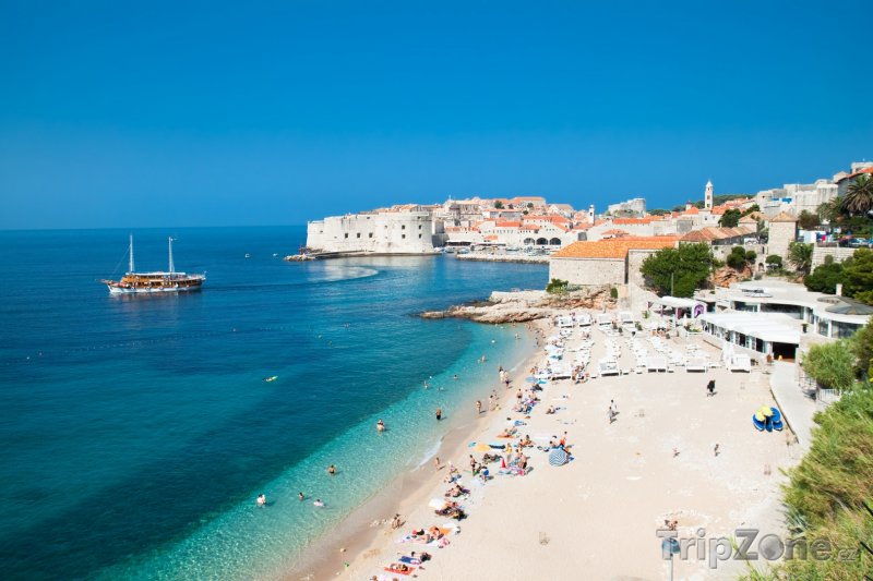 Fotka, Foto Pláž u Dubrovníku (Dubrovník, Chorvatsko)