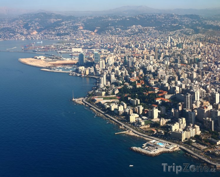 Fotka, Foto Pohled na hlavní město Bejrút (Libanon)