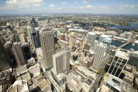 Pohled na město ze Sydney Tower