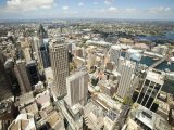 Pohled na město ze Sydney Tower