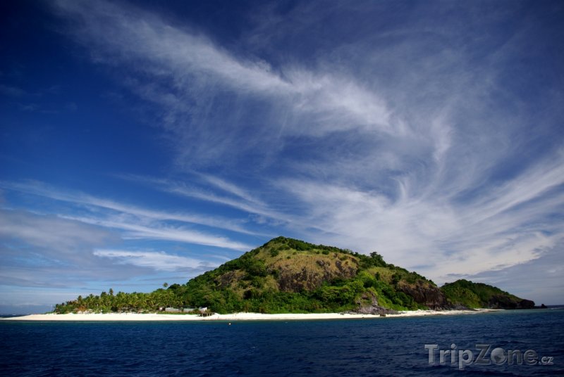 Fotka, Foto Pohled na ostrov Matamanoa (Fidži)