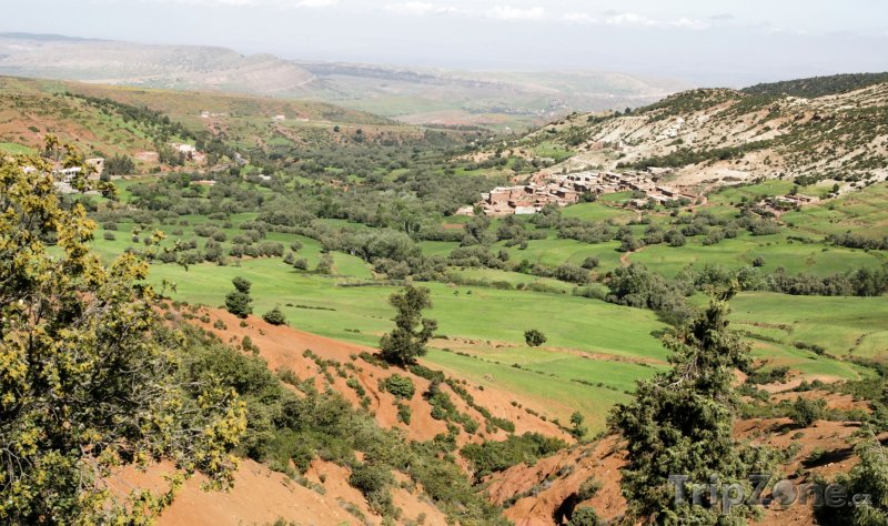 Fotka, Foto Pohled na pohoří Vysoký Atlas (Maroko)
