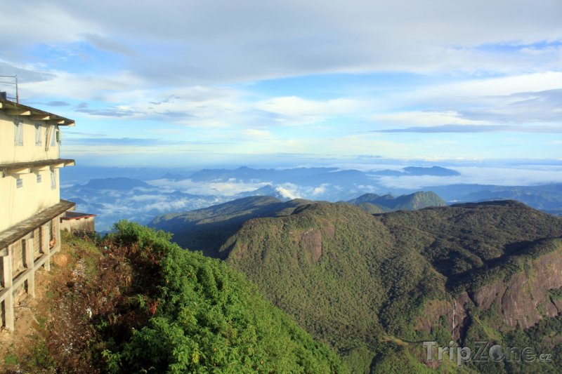 Fotka, Foto Pohled z hory Adam's Peak (Srí Lanka)