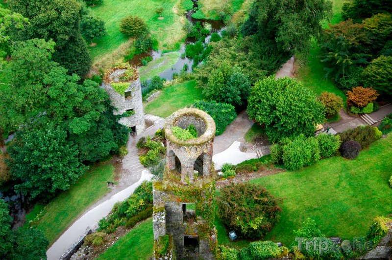 Fotka, Foto Pohled z vrchu hradu Blarney (Irsko)