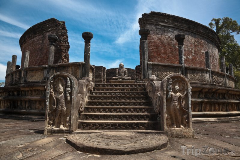 Fotka, Foto Pomník Polonnaruwa Vatadage (Srí Lanka)