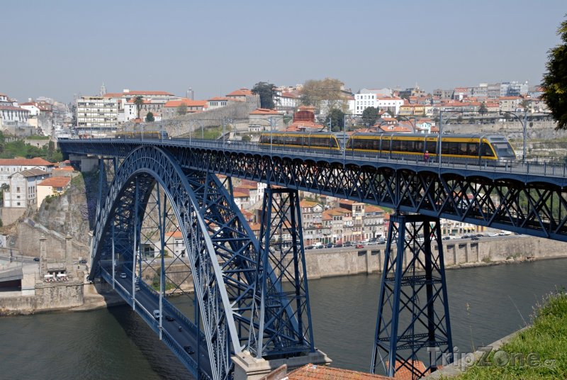 Fotka, Foto Porto, most Ponte Luís I přes řeku Douro (Portugalsko)