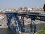 Porto, most Ponte Luís I přes řeku Douro