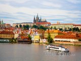 Řeka Vltava a Pražský hrad