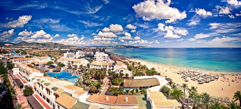 Fotka, Foto Rezort Playa d'en Bossa na Ibize (Ibiza, Španělsko)