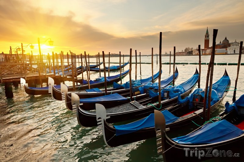 Fotka, Foto Romantický pohled na Benátky (Itálie)