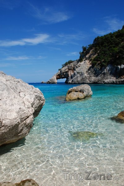 Fotka, Foto Sardinie - pláž Cala Goloritzé (Itálie)