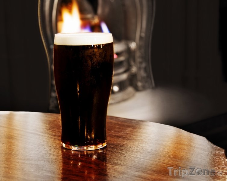 Fotka, Foto Sklenice piva Guinness (Irsko)